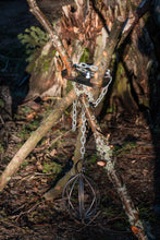 Load image into Gallery viewer, Gank outdoors tripod with chicken cage cooking hanger

