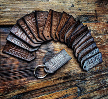 Load image into Gallery viewer, 1st Edition Gank Outdoors Leather Keychain - Limited to 20
